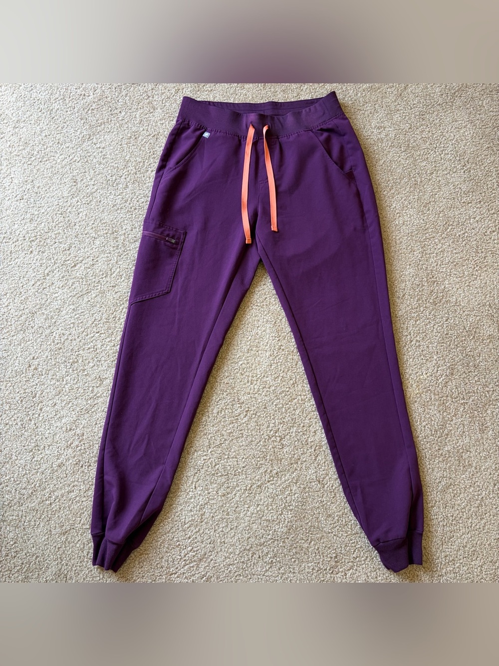 FIGS Technical Collection Scrub Jogger Pants Purple Orange Women’s S/T PO#4236